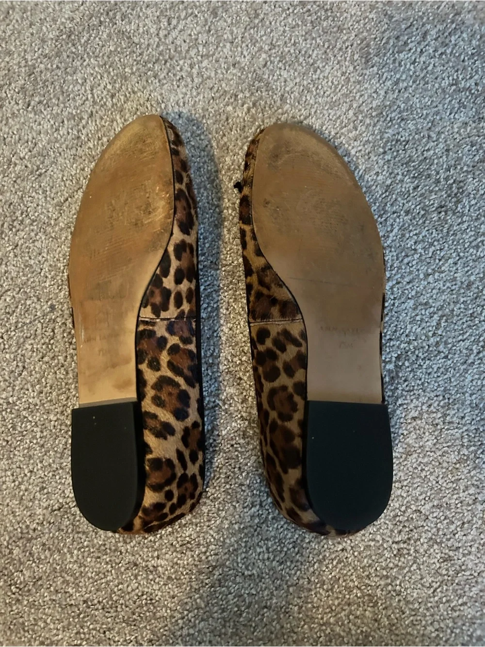 Ann Taylor Leopard Print Ballet Flats - Women's Casual Slip-On